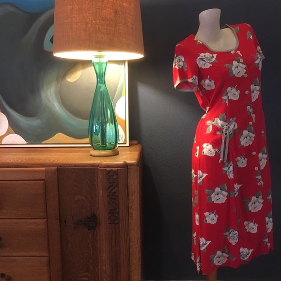 Vintage 1970’s Floral Dress - Picture 1 of 6